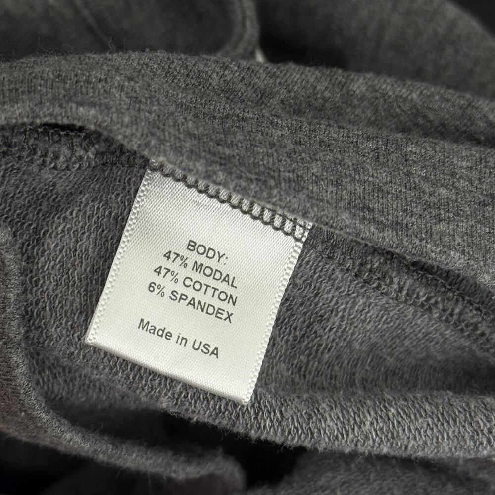 L'Oeuf Poche Baseline Cardigan Womens Medium Gray Zip Front Sweater Golf Preppy - Picture 6 of 9